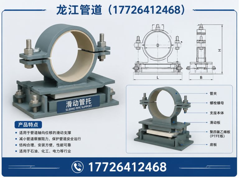 任丘市滑动管托展示图